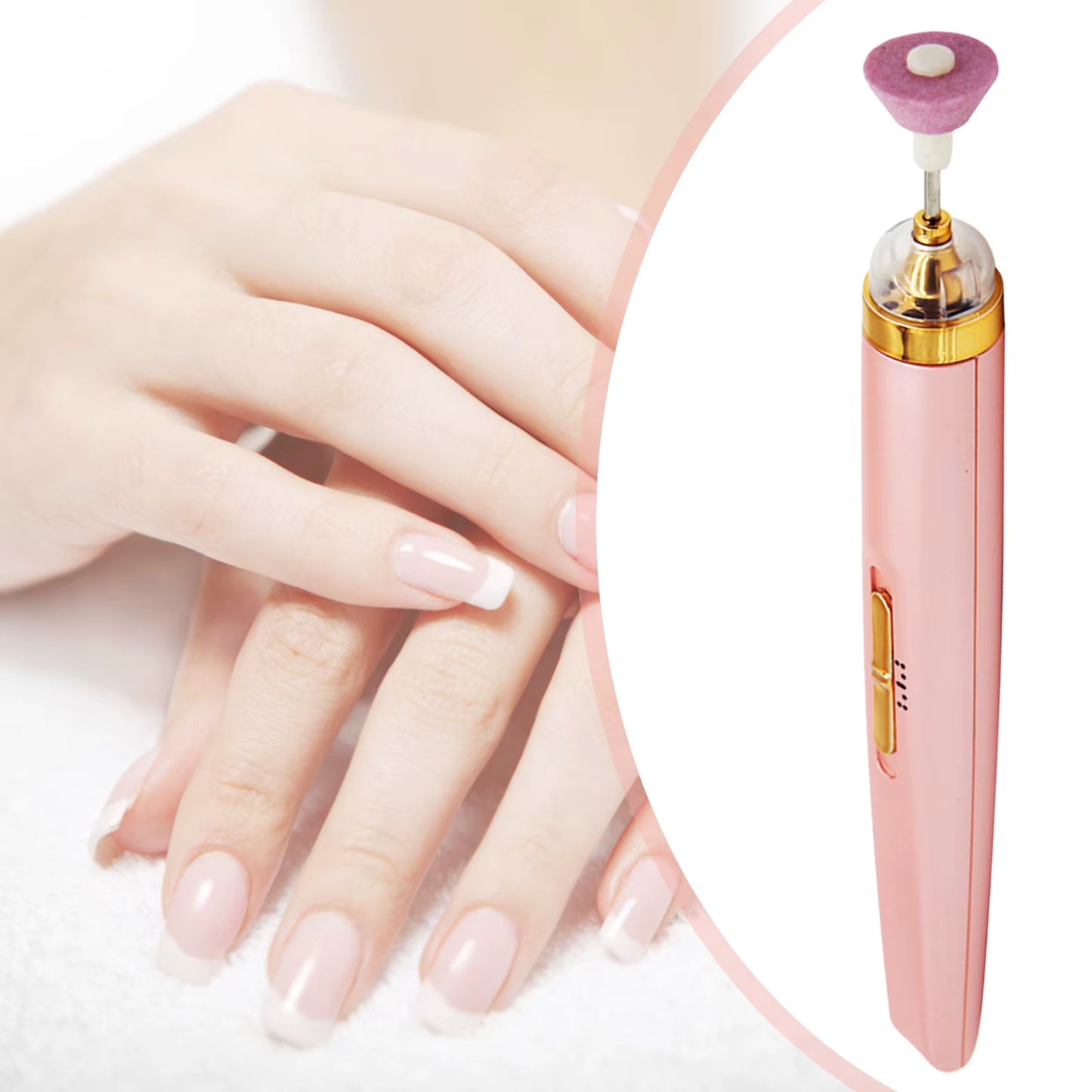 Usb Home Electric Nail Polisher Pen Rechargeable Portable Nail Grinder Low Noise Professional Manicure Pedicure Set