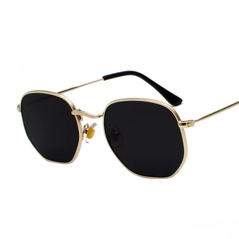 2024 Men Hexagon Sunglases Men Women Brand Driving Shades Male Sunglasses for Men'S Glasses Gafas De Sol UV400