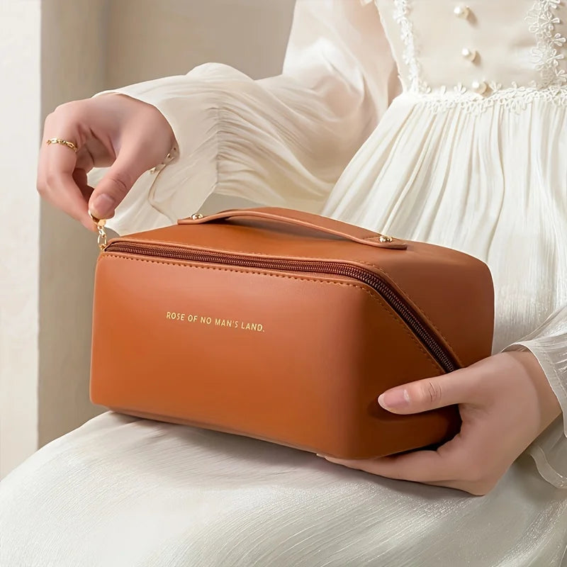 Luxury Makeup Organizer & Toiletry Bag – Travel-Friendly Cosmetic Storage Case