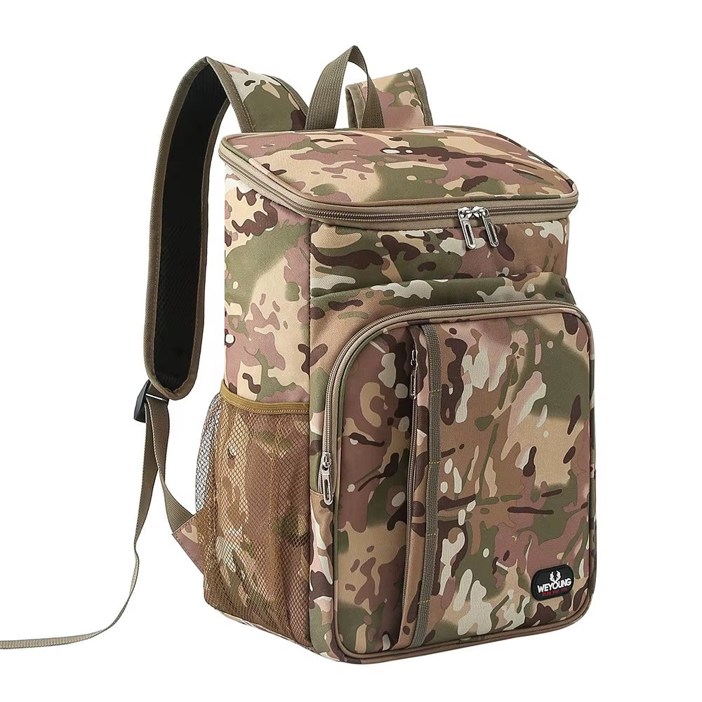 Thermal Backpack Waterproof Thickened Cooler Bag 20L Large Insulated Food Grade PEVA Family School Picnic Refrigerator Lunch Bag