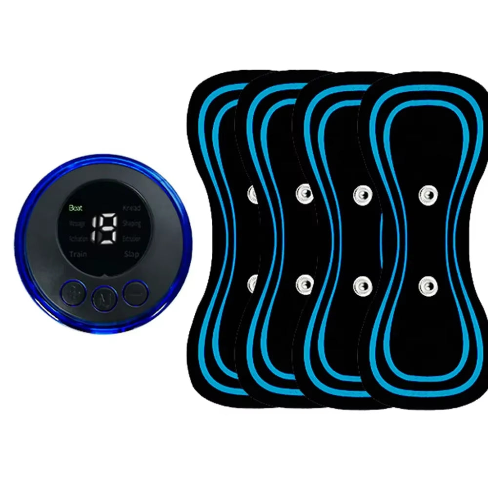 Muscle Electric Massager 2/3/4 Pcs EMS Neck Massage Machine 8 Modes 19 Levels of Strength Vibrater Instrument