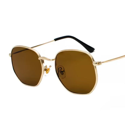 2024 Men Hexagon Sunglases Men Women Brand Driving Shades Male Sunglasses for Men'S Glasses Gafas De Sol UV400