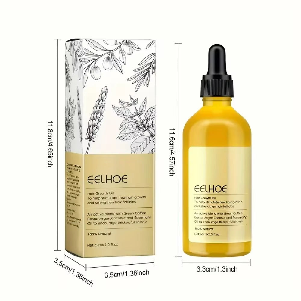 Rosemary Dense Hair Essential Oil Veganic Lavender Repair Hairs Damage Prevent Hair Loss Smooth Hairs Nourish Hair Care Oil 60Ml