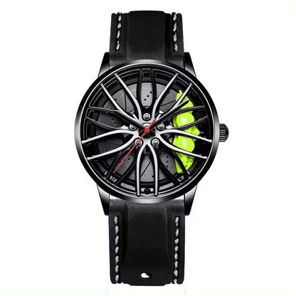 New Watches Men Sports Car Men Watches Quartz Waterproof Sport Rim Hub Wheel Wristwatch Car Quartz Men'S Watches Man Watch