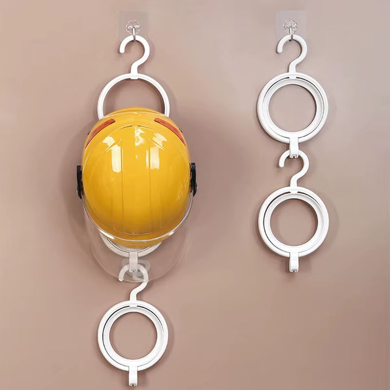 Hanging Wig Stand for Wigs White Black Wig Hanger for Multiple Wigs Durable Wig Holder for Salon Display Wall Wig Stand Holder
