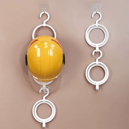 Hanging Wig Stand for Wigs White Black Wig Hanger for Multiple Wigs Durable Wig Holder for Salon Display Wall Wig Stand Holder