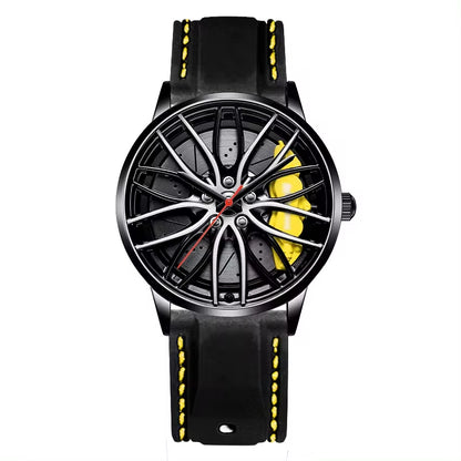 New Watches Men Sports Car Men Watches Quartz Waterproof Sport Rim Hub Wheel Wristwatch Car Quartz Men'S Watches Man Watch
