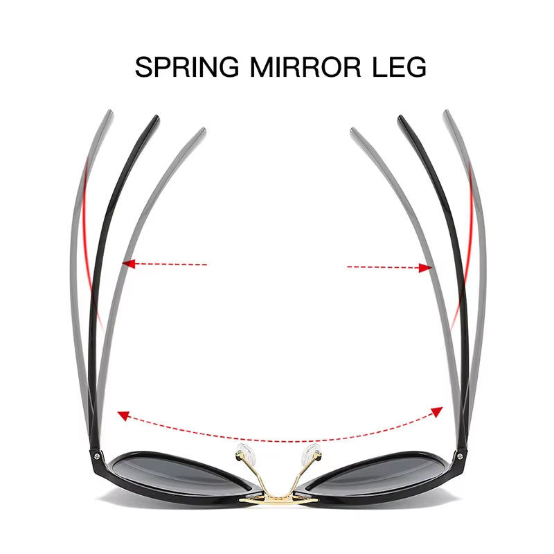 Ultralight TR90 Polarized Sunglasses Aviation Frame Men 2025 Brand Design Matte Black Fade Sun Glasses Driving Male Oculos S053