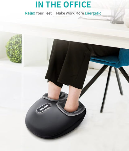 New Shiatsu Foot Massager Machine with Soothing Heat, Air Compression, Improve Blood Circulation and Foot Wellness