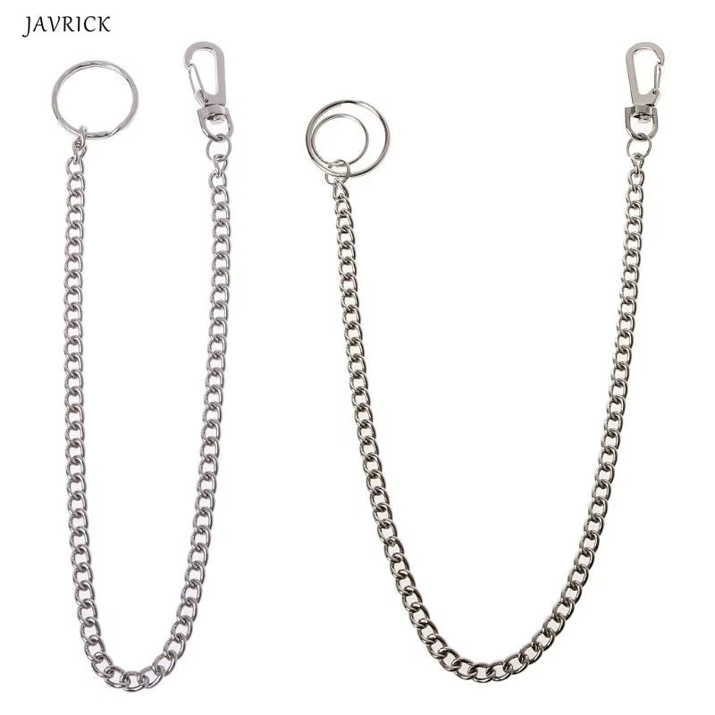 Hip Hop Pants Chain Secure Travel Wallet Chain Heavy Duty Jeans Link Coil Leash