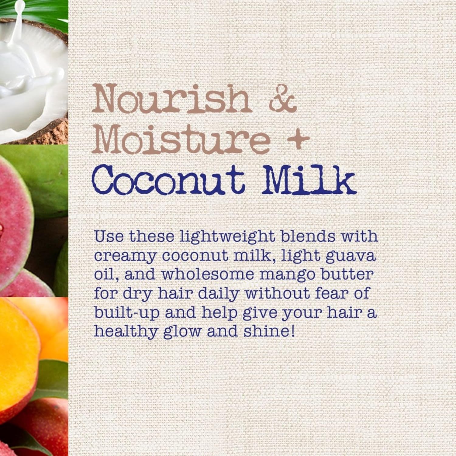 Nourish & Moisture + Coconut Milk Shampoo to Hydrate and Detangle Curly Hair, Lightweight Daily Moisturizing Shampoo, Vegan, Silicone & Paraben-Free, 13 Fl Oz