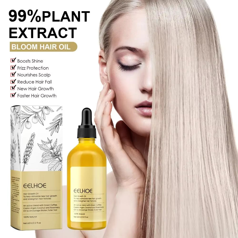 Rosemary Dense Hair Essential Oil Veganic Lavender Repair Hairs Damage Prevent Hair Loss Smooth Hairs Nourish Hair Care Oil 60Ml