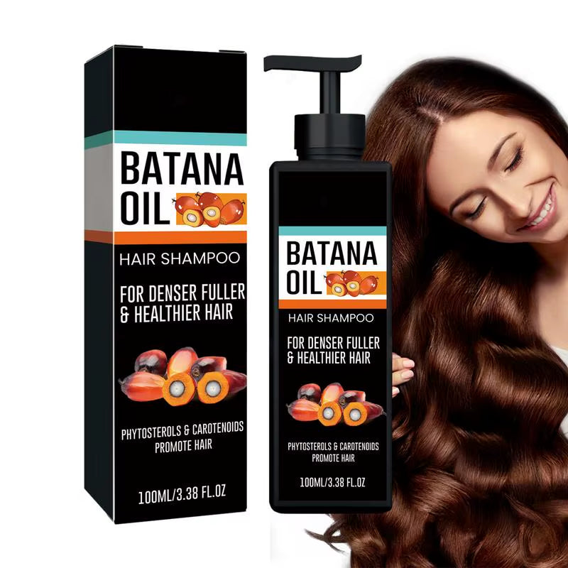 Hair Growth Shampoo Batana Oil Repairing Nourishing Natural Shampoo Scalp Cleansing Shampoo Hair Care 100Ml