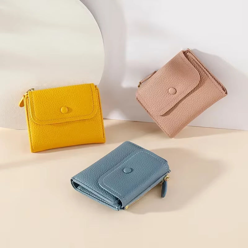 Small Pu Leather Women Wallet Mini Lady Coin Purse Pocket Female Wallet Girl Purse Brand Designer Wallet Purses for Women