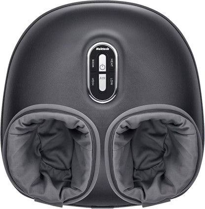 New Shiatsu Foot Massager Machine with Soothing Heat, Air Compression, Improve Blood Circulation and Foot Wellness