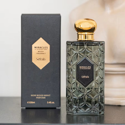 Séfralls NOIR WOOD NIGHT PERFUME WOODY FRAGRANCE 100Ml/3.4Fl.Oz Scent Woody Luxury Men'S Perfumes Fresh Long Lasting Cologne