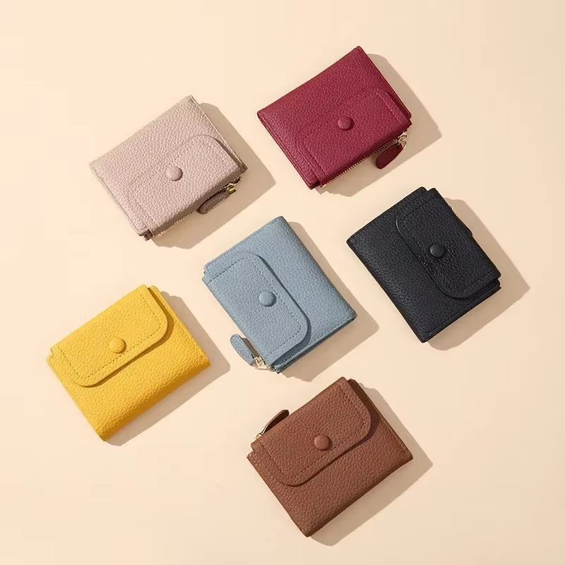 Small Pu Leather Women Wallet Mini Lady Coin Purse Pocket Female Wallet Girl Purse Brand Designer Wallet Purses for Women