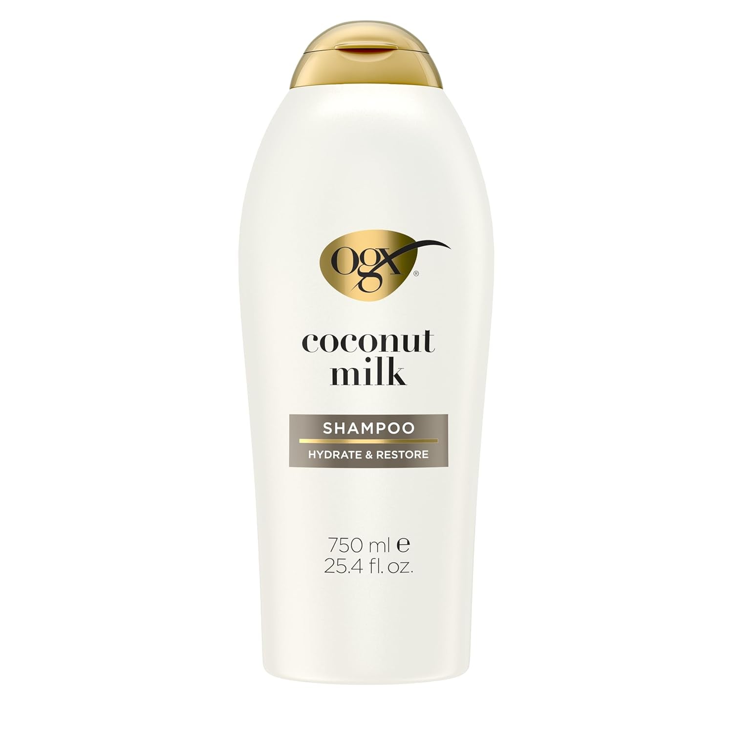 Nourishing + Coconut Milk Shampoo, Hydrating & Restoring Shampoo Moisturizes for Soft Hair after the First Use, Paraben-Free, Sulfate-Free Surfactants, 25.4 Fl. Oz