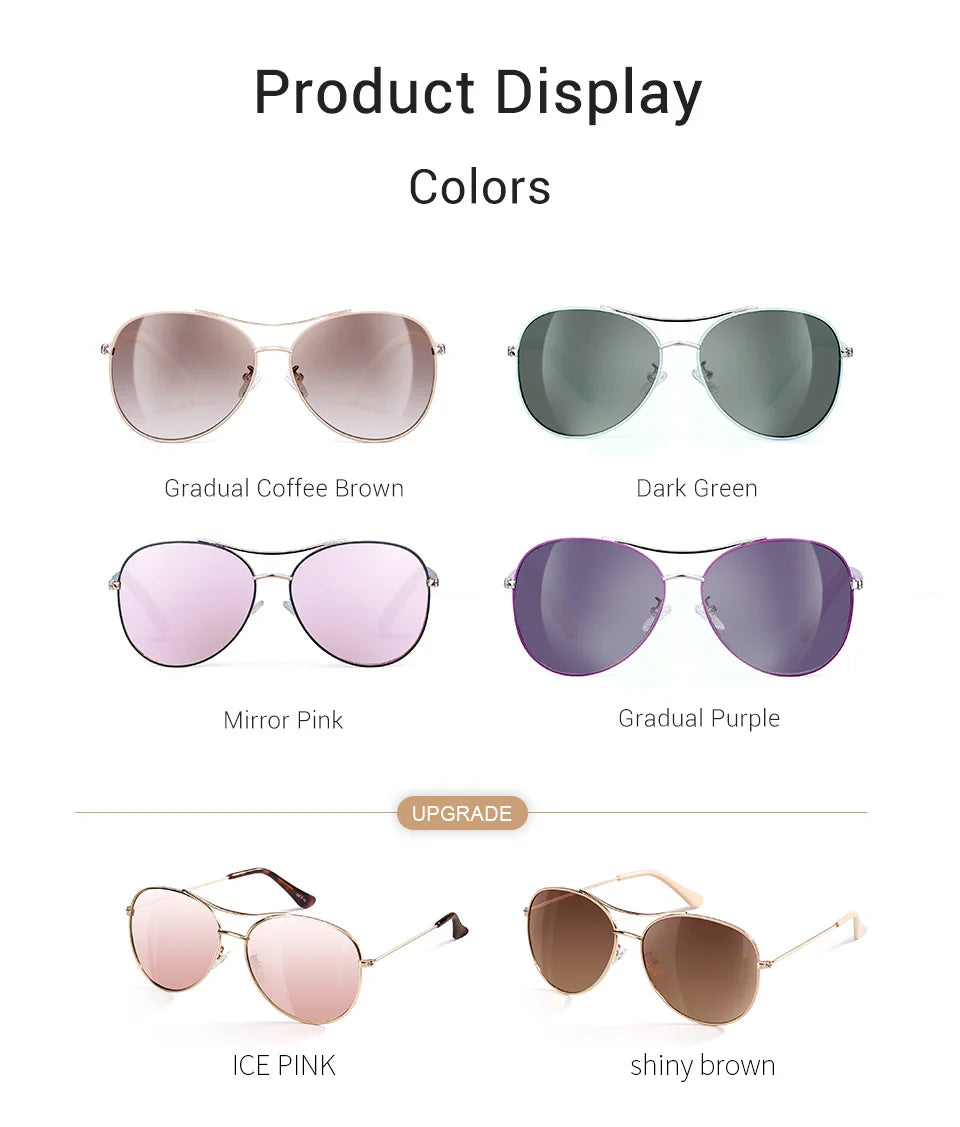 Luxury Vintage Sunglasses – Ultralight Gold Frame UV400 Eyewear for Men & Women
