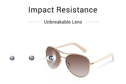 Luxury Vintage Sunglasses – Ultralight Gold Frame UV400 Eyewear for Men & Women