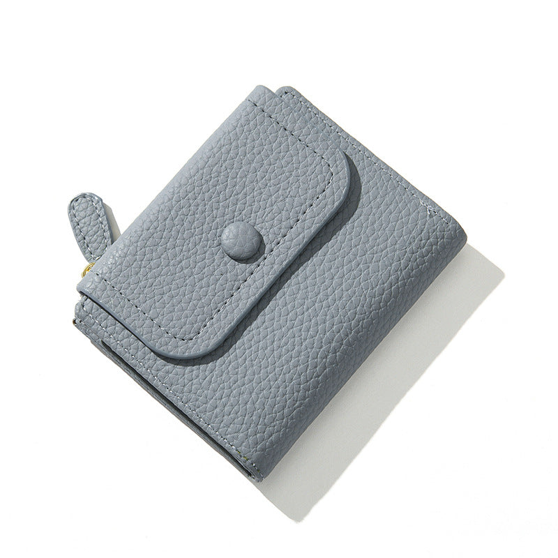 Small PU Leather Women’s Wallet – Designer Coin Purse with Compact Pocket Design