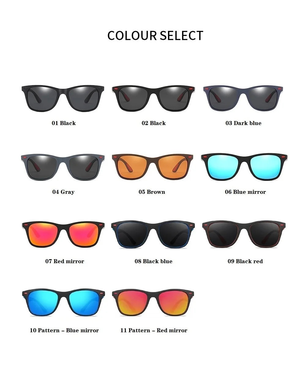 unisex Polarized Sunglasses – Stylish UV400 Eyewear for Driving