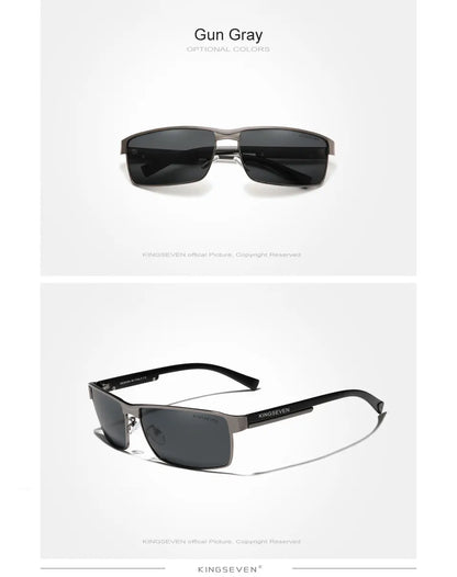 Photochromic Polarized Sunglasses by KINGSEVEN – Men’s Chameleon Pilot Eyewear for Driving
