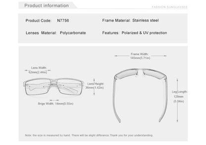Photochromic Polarized Sunglasses by KINGSEVEN – Men’s Chameleon Pilot Eyewear for Driving