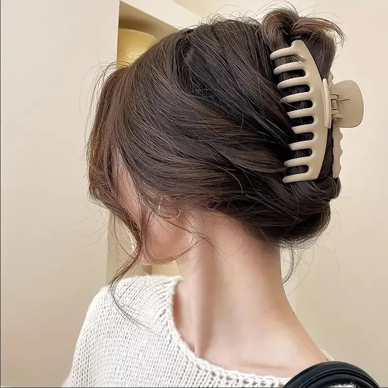 6Pcs Women’s Fashion Hair Clip Set – Large Korean-Style Claw Clips & Accessories