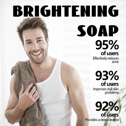 Wash Soap for Men – Acne Remover & Whitening Body Scrub for Dark Spots & Dry Skin