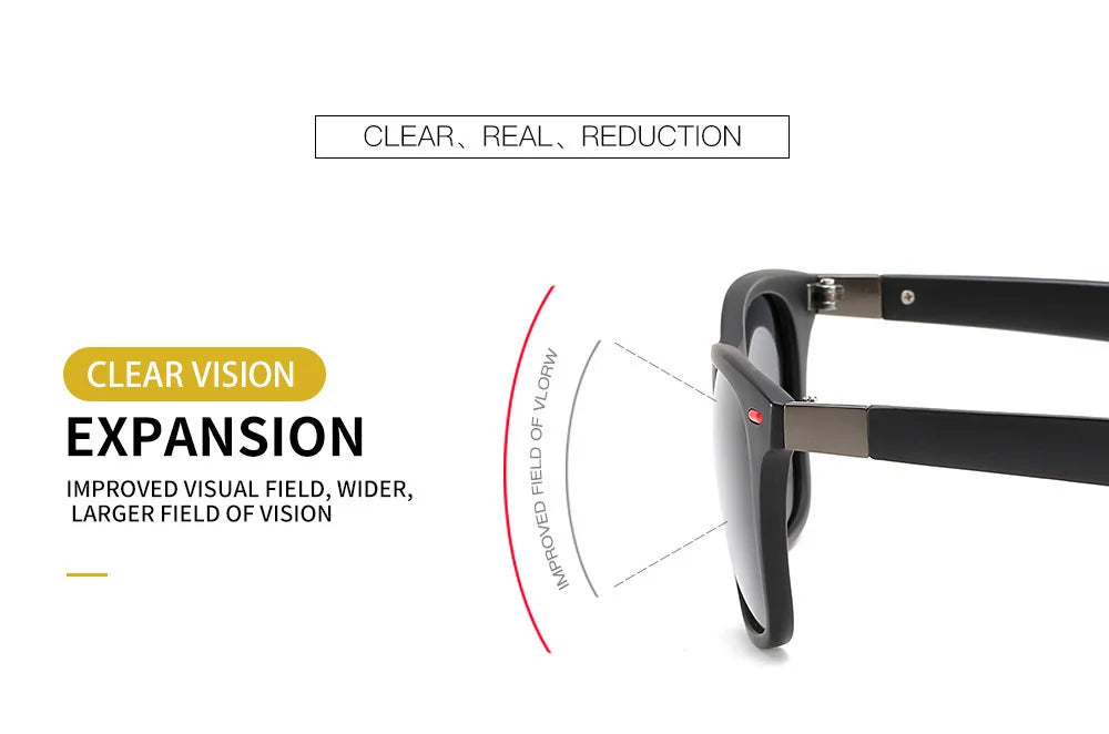 unisex Polarized Sunglasses – Stylish UV400 Eyewear for Driving