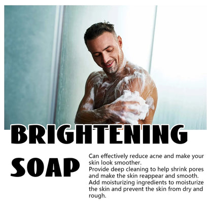 Wash Soap for Men – Acne Remover & Whitening Body Scrub for Dark Spots & Dry Skin
