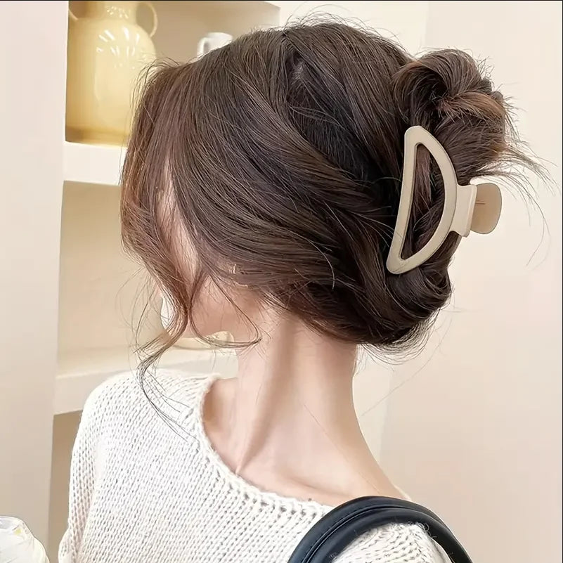6Pcs Women’s Fashion Hair Clip Set – Large Korean-Style Claw Clips & Accessories