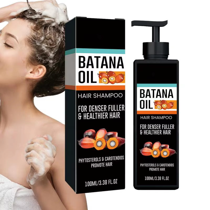 Hair Growth Shampoo Batana Oil Repairing Nourishing Natural Shampoo Scalp Cleansing Shampoo Hair Care 100Ml