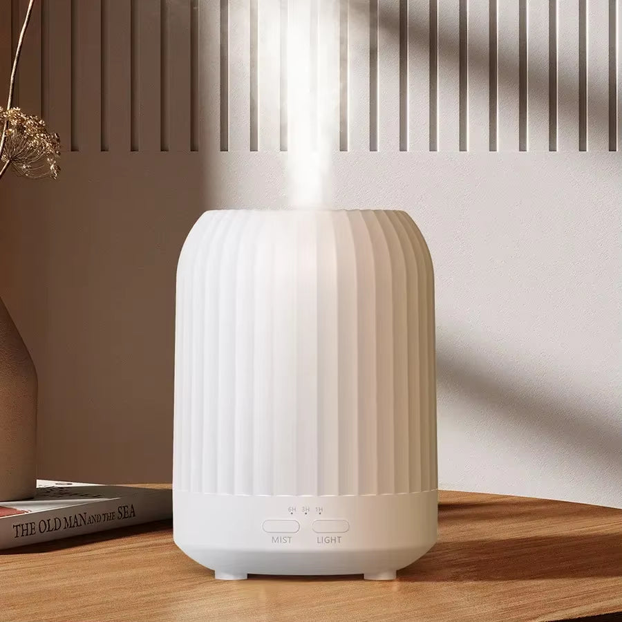 Home Essential Oil Aromatherapy Machine Automatic Spraying Bedroom Diffuser with Small Night Light Humidifier