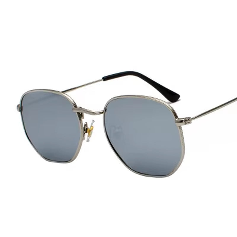2024 Men Hexagon Sunglases Men Women Brand Driving Shades Male Sunglasses for Men'S Glasses Gafas De Sol UV400