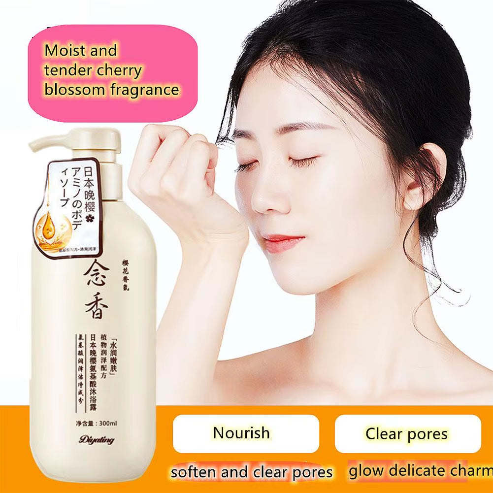 300ML Japanese Shampoo and Conditioner & Body Wash, Amino Acid Fragrant Japanese Shampoo, Japan Evening Shampoo Hair Care