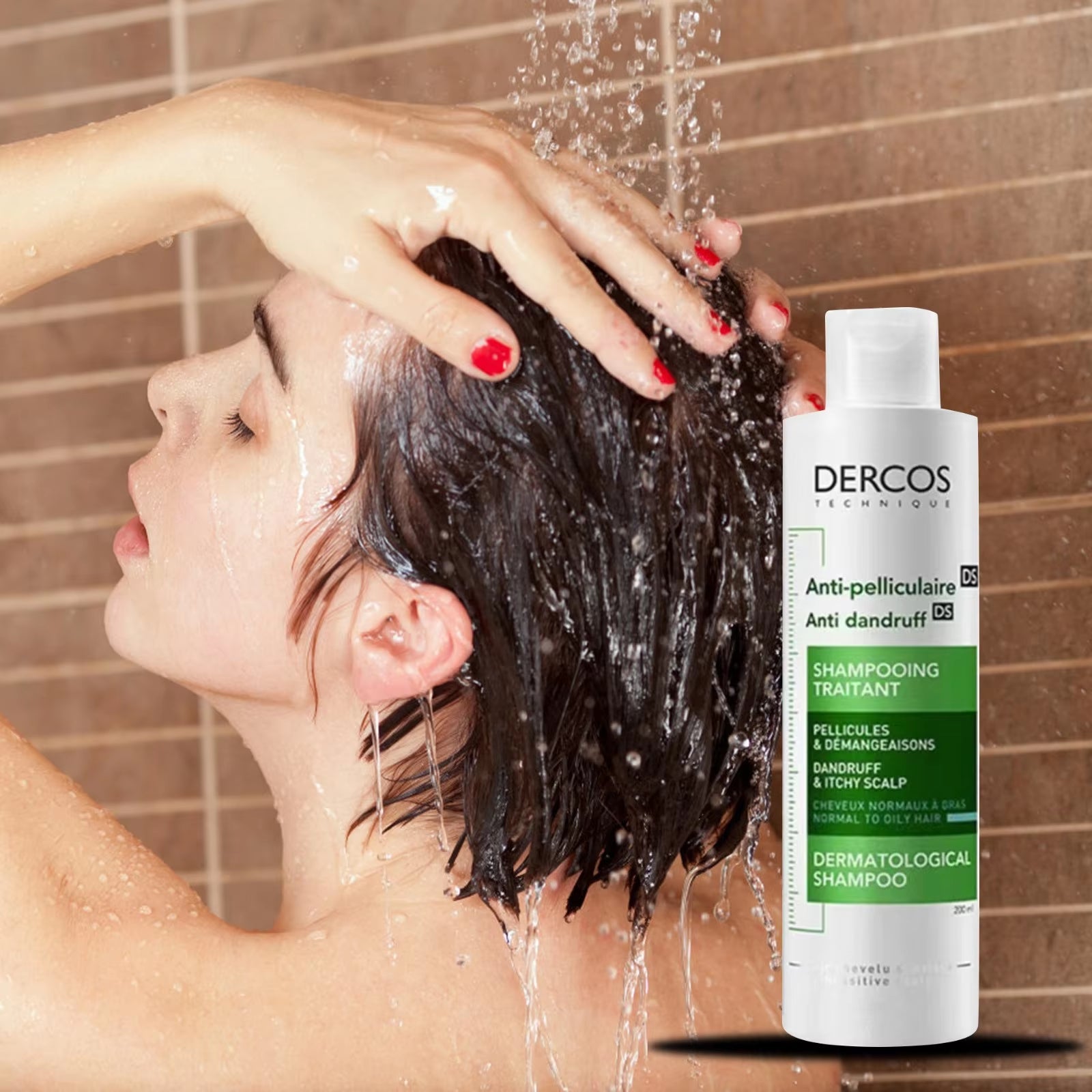 Green Label Shampoo Sulfurized Shampoo Anti-Dandruff Improves Itchy Scalp Oil Control Soothing Dandruff Shampoo