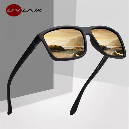 Men Polarized Sunglasses Brand Vintage Square Driving Movement Sun Glasses Men Driver Safety Protect UV400 Eyeglasses