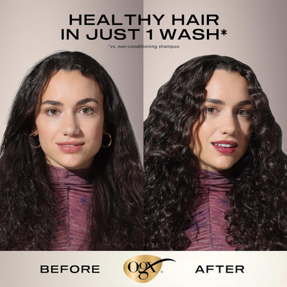 Nourishing + Coconut Milk Shampoo, Hydrating & Restoring Shampoo Moisturizes for Soft Hair after the First Use, Paraben-Free, Sulfate-Free Surfactants, 25.4 Fl. Oz