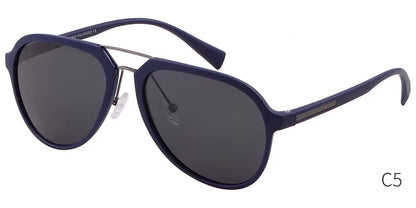 Ultralight TR90 Polarized Sunglasses Aviation Frame Men 2025 Brand Design Matte Black Fade Sun Glasses Driving Male Oculos S053