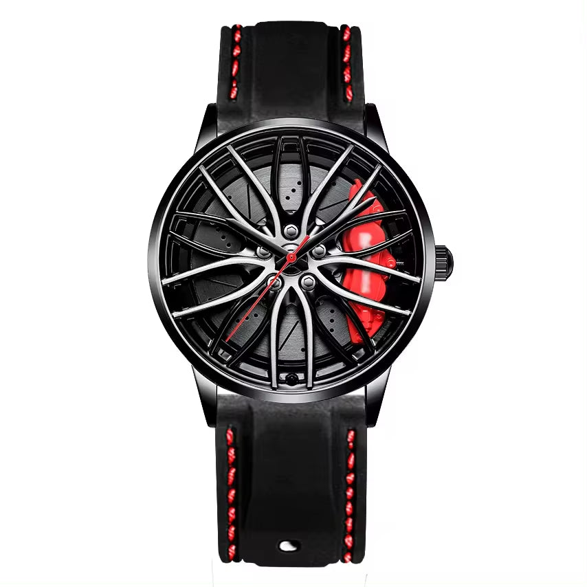 New Watches Men Sports Car Men Watches Quartz Waterproof Sport Rim Hub Wheel Wristwatch Car Quartz Men'S Watches Man Watch