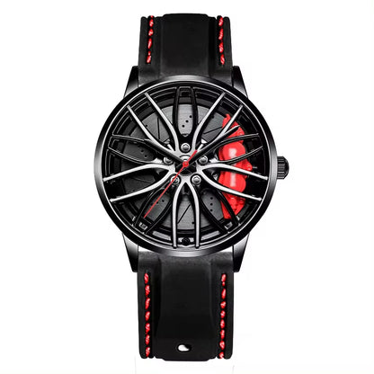 New Watches Men Sports Car Men Watches Quartz Waterproof Sport Rim Hub Wheel Wristwatch Car Quartz Men'S Watches Man Watch