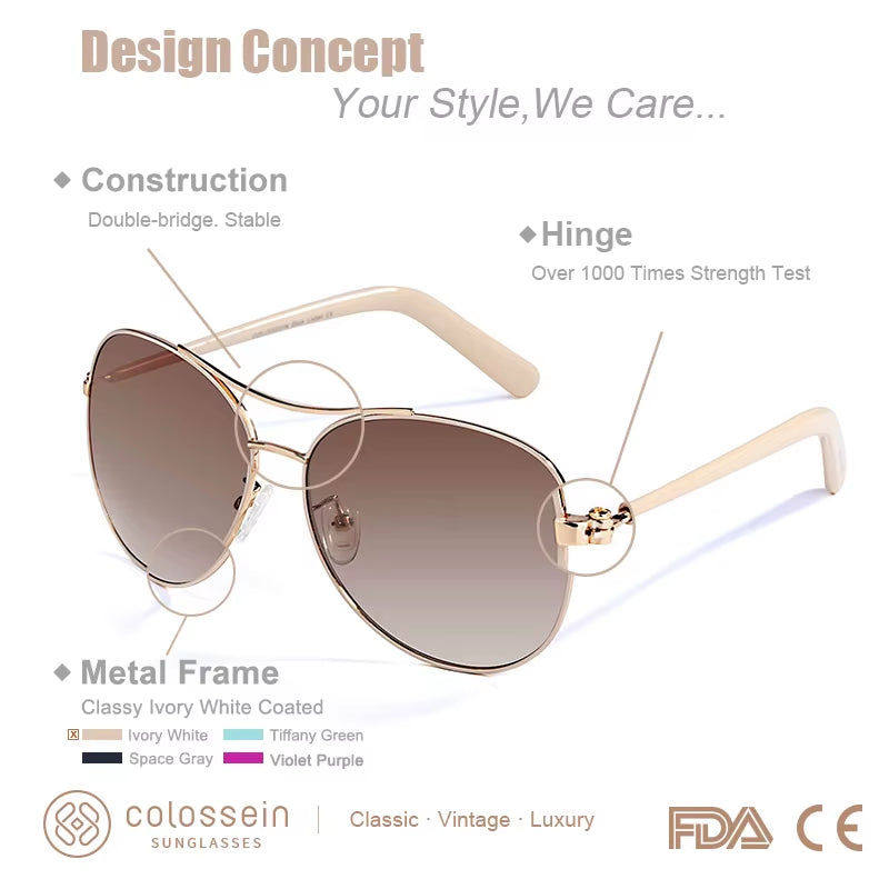 Luxury Vintage Sunglasses Women Glasses Ultralight Driving Pilot Sunglasses Men Gold Frame UV400 Eyewear