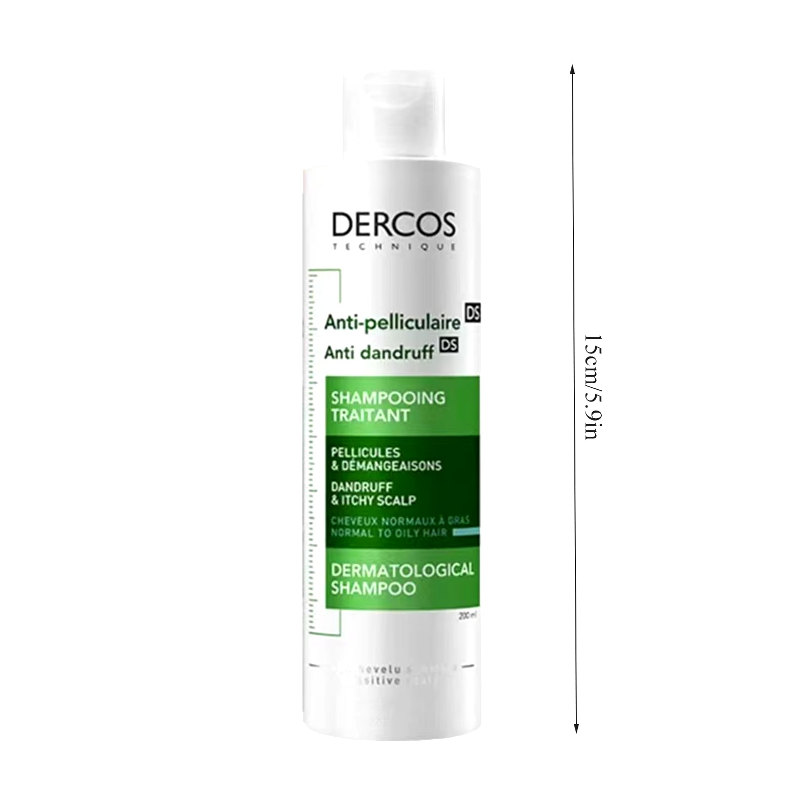 Green Label Shampoo Sulfurized Shampoo Anti-Dandruff Improves Itchy Scalp Oil Control Soothing Dandruff Shampoo