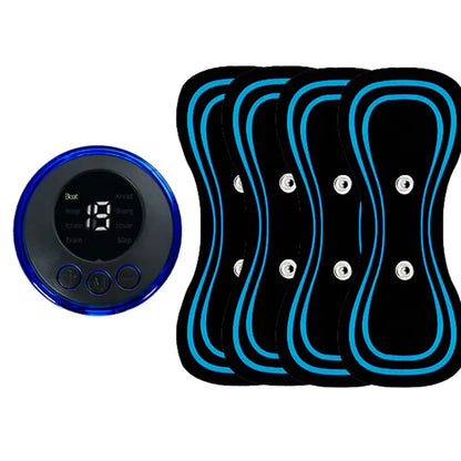 Muscle Electric Massager 2/3/4 Pcs EMS Neck Massage Machine 8 Modes 19 Levels of Strength Vibrater Instrument