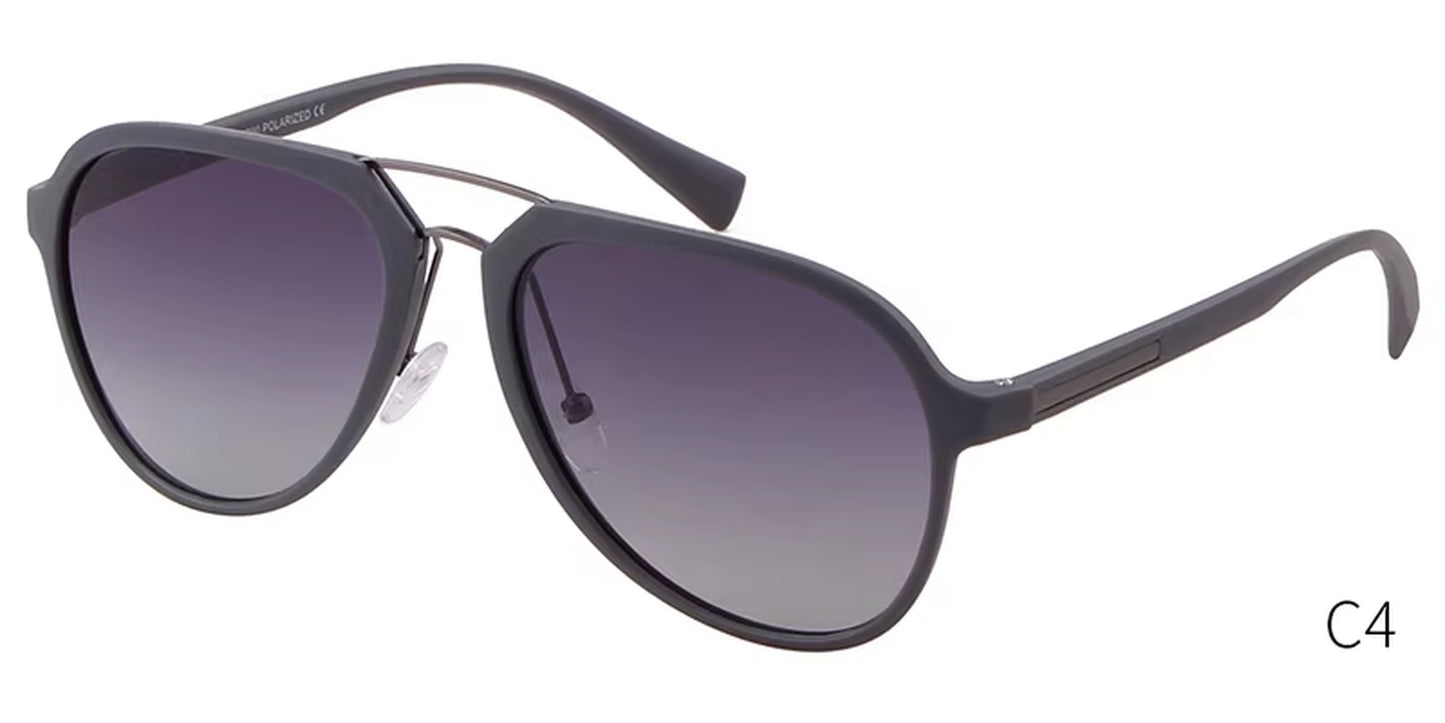 Ultralight TR90 Polarized Sunglasses Aviation Frame Men 2025 Brand Design Matte Black Fade Sun Glasses Driving Male Oculos S053
